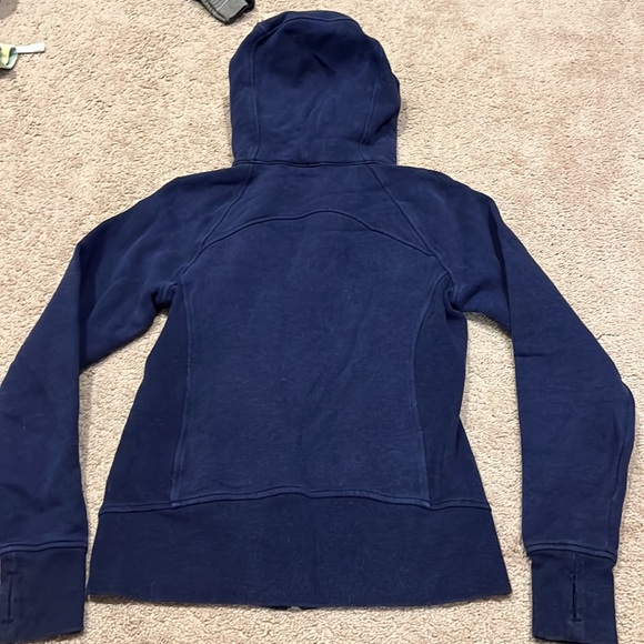 Lululemon Scuba Navy Blue Zip Up Size 6 - Picture 7 of 9